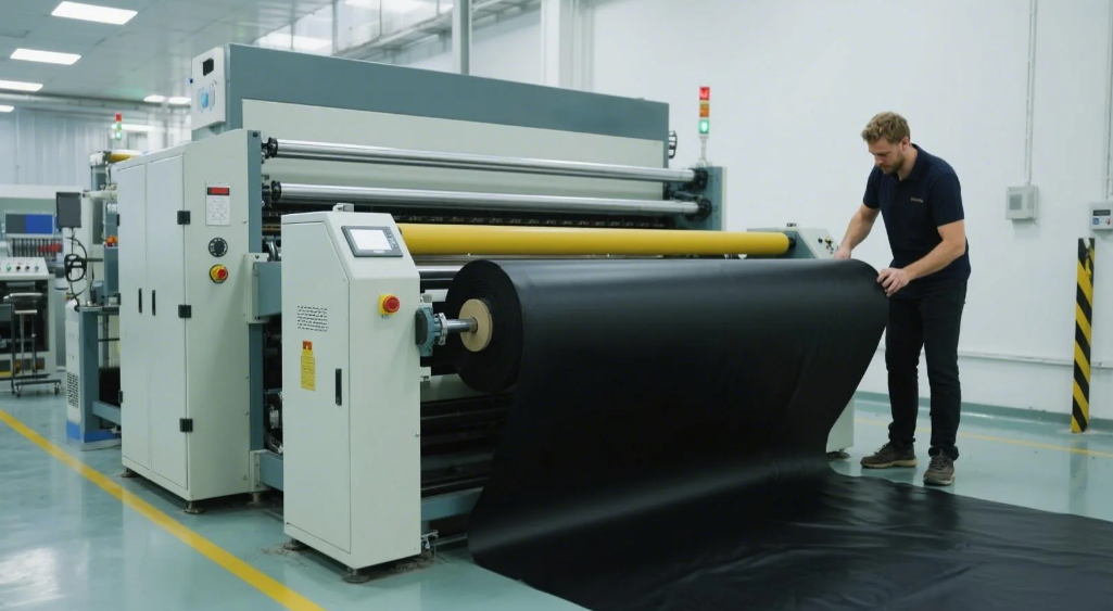 復(fù)合機膠輥磨損后更換的注意事項